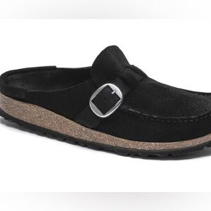 Birkenstock Buckley Black Slip-Ons